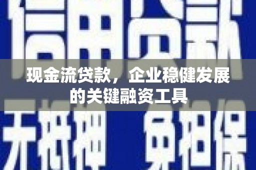 循化现金流贷款，企业稳健发展的关键融资工具