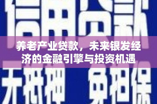 循化养老产业贷款，未来银发经济的金融引擎与投资机遇