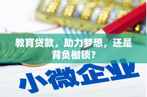 循化教育贷款，助力梦想，还是背负枷锁？