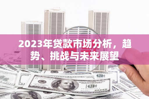 循化2023年贷款市场分析，趋势、挑战与未来展望
