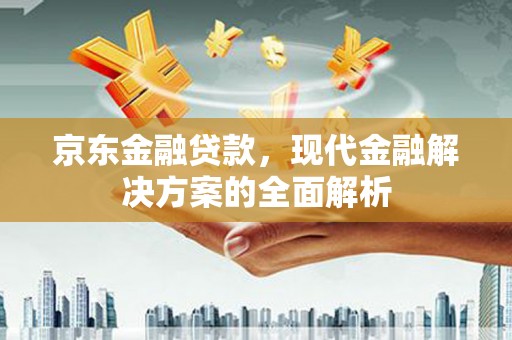 循化京东金融贷款，现代金融解决方案的全面解析
