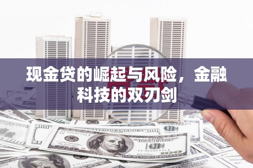 循化现金贷的崛起与风险，金融科技的双刃剑