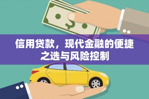 循化信用贷款，现代金融的便捷之选与风险控制