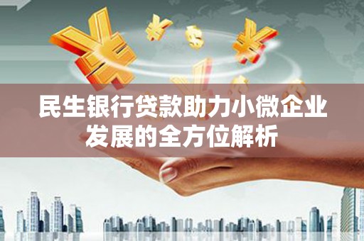 循化民生银行贷款助力小微企业发展的全方位解析