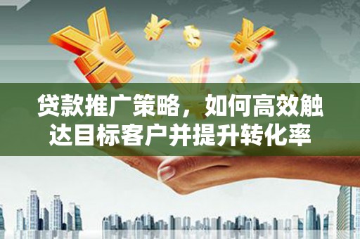 循化贷款推广策略，如何高效触达目标客户并提升转化率