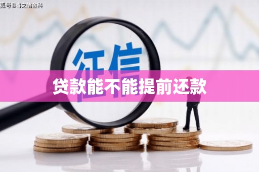 循化贷款能不能提前还款
