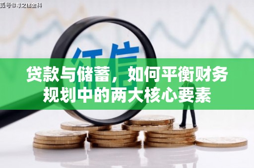 循化贷款与储蓄，如何平衡财务规划中的两大核心要素