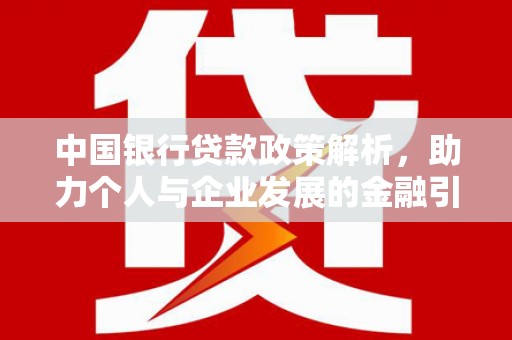 循化中国银行贷款政策解析，助力个人与企业发展的金融引擎