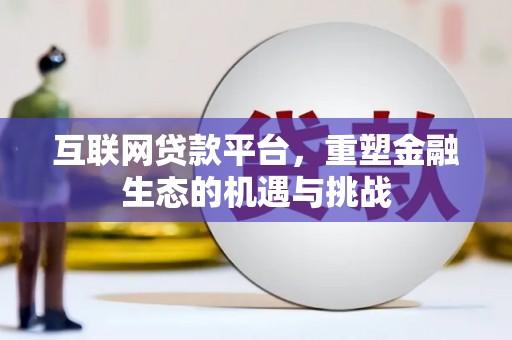 循化互联网贷款平台，重塑金融生态的机遇与挑战