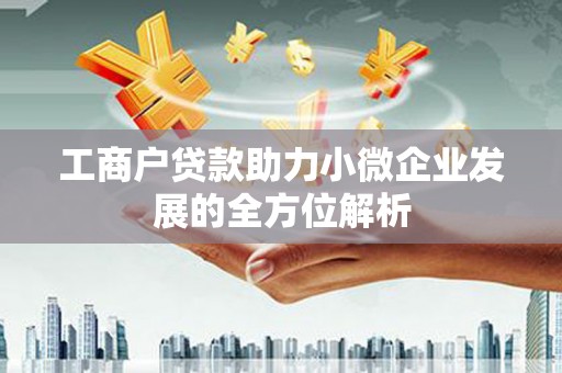 循化工商户贷款助力小微企业发展的全方位解析