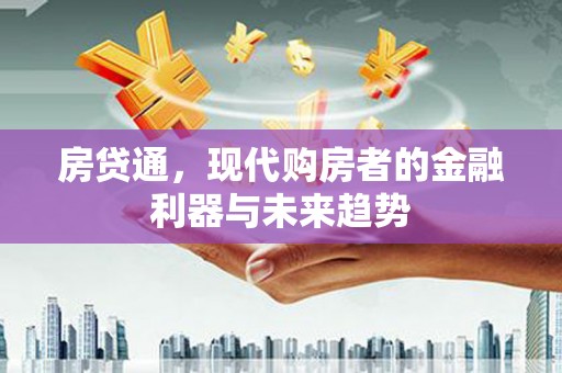循化房贷通，现代购房者的金融利器与未来趋势