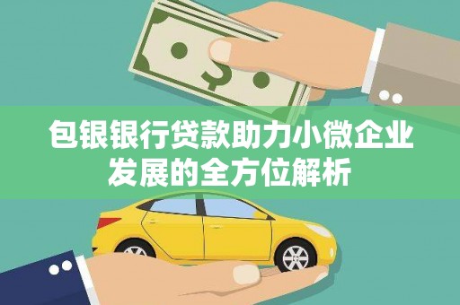 循化包银银行贷款助力小微企业发展的全方位解析
