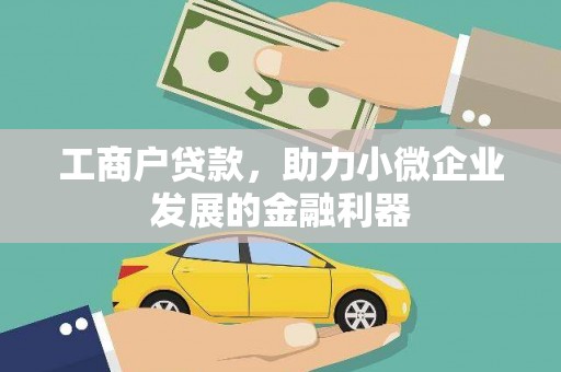 循化工商户贷款，助力小微企业发展的金融利器
