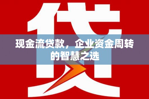 循化现金流贷款，企业资金周转的智慧之选