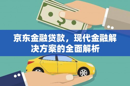 循化京东金融贷款，现代金融解决方案的全面解析