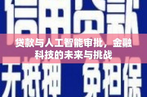 循化贷款与人工智能审批，金融科技的未来与挑战