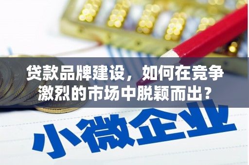 循化贷款品牌建设，如何在竞争激烈的市场中脱颖而出？