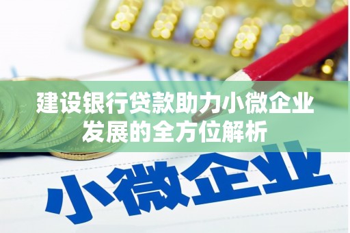 循化建设银行贷款助力小微企业发展的全方位解析