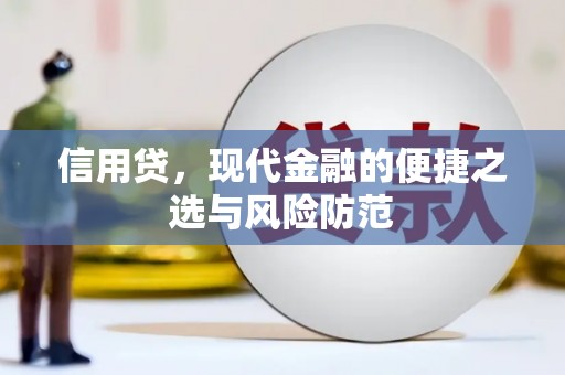 循化信用贷，现代金融的便捷之选与风险防范