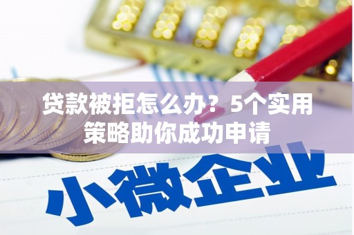 循化贷款被拒怎么办？5个实用策略助你成功申请