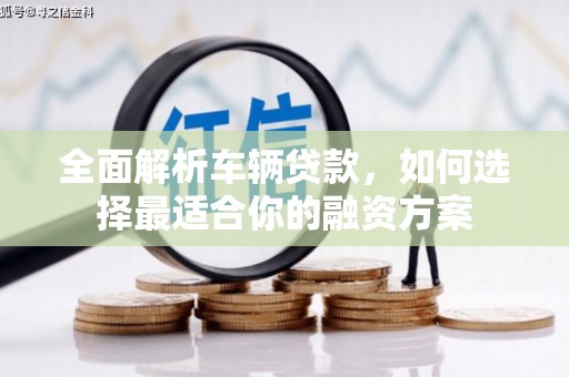 循化全面解析车辆贷款，如何选择最适合你的融资方案
