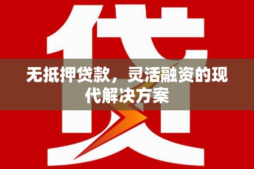 循化无抵押贷款，灵活融资的现代解决方案