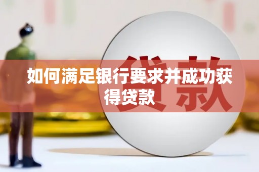 循化如何满足银行要求并成功获得贷款